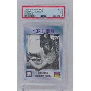 MICHAEL JORDAN Rookie Baseball Sports Illustrated for Kids SI 1995 RARE PSA Grad